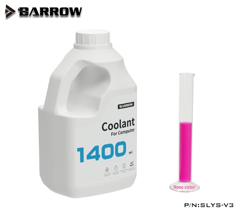 Barrow Multicolor PC Water Cooling Liquid SLYS-V3,System Special Water Coolant 1400ML