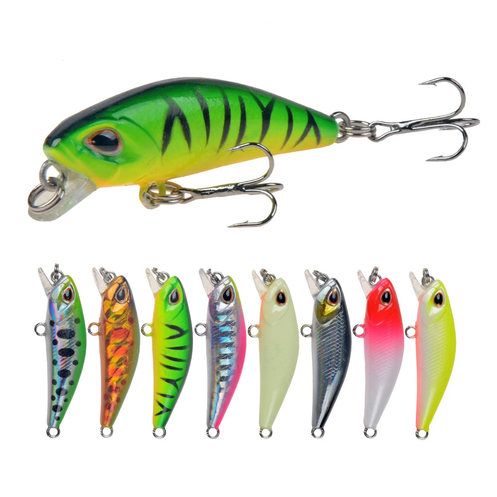 

Рыболовная Приманка Minnow, 4,5 см, 3,5 г, плавающая искусственная жесткая приманка, воблеры для окуня, приманки, искусственная приманка