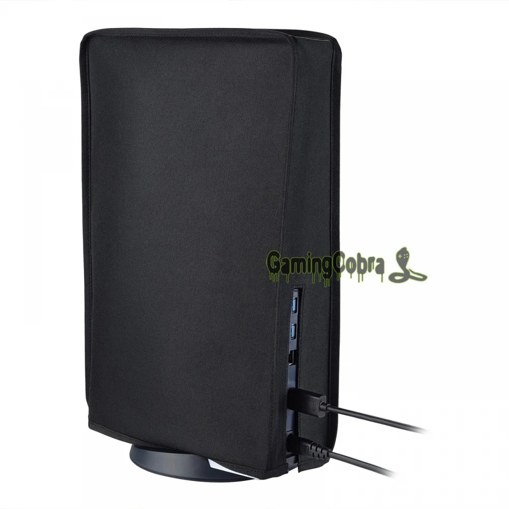 PlayVital Miękka nylonowa osłona przeciwpyłowa Wodoodporna osłona przeciw zarysowaniom do konsoli ps5 Digital Edition i Disc Edition