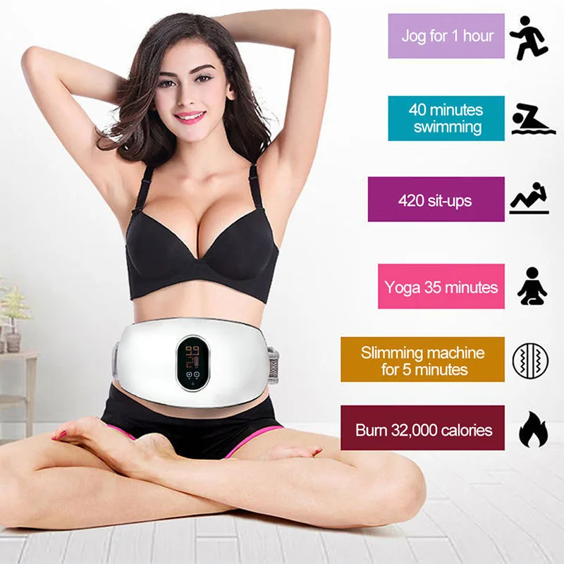 Body Slimming High Frequency Vibrating Massager Fat Burner Infrared Therapy Lose Weight Body Massager 3 in 1 EMS Electric