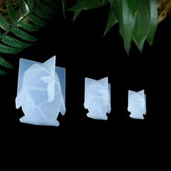 Penguin Drip Glue Mold Resin 3D Transparent Crystal Silicone Molds DIY Aromatherapy Candle Crafts Handmade Tools Form Decoration