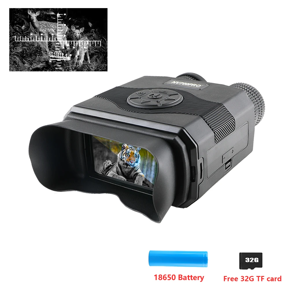 NV700pro Infrared Night Vision Binocular NV700 Zoomable IR LED NV Telescope Binoculars 3.5