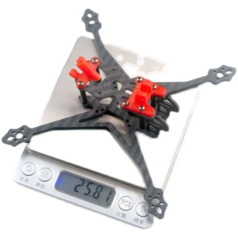 HappyModel Crux35 Crux35 HD 3.5 pollici ELRS Micro Freestyle FPV Drone sostituzione 150mm 3K kit telaio in fibra di carbonio/piastra inferiore