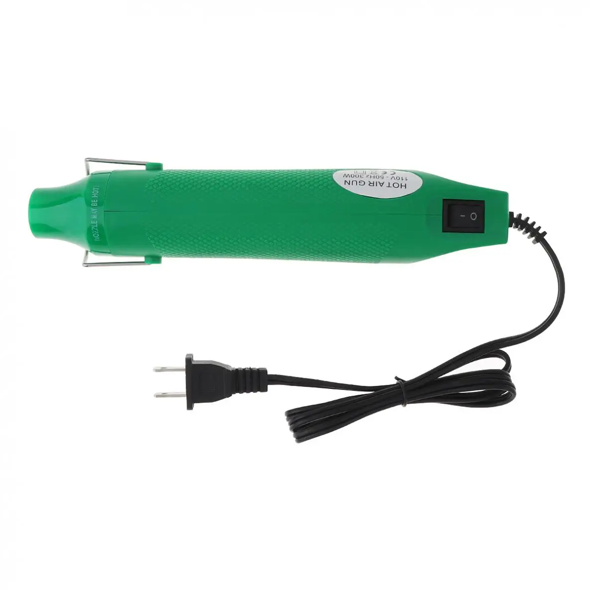 Strumento manuale per asciugacapelli elettrico con pistola termica 110V/220V 300W con superficie in plastica termoretraibile e spina ue/usa per il riscaldamento di accessori fai da te