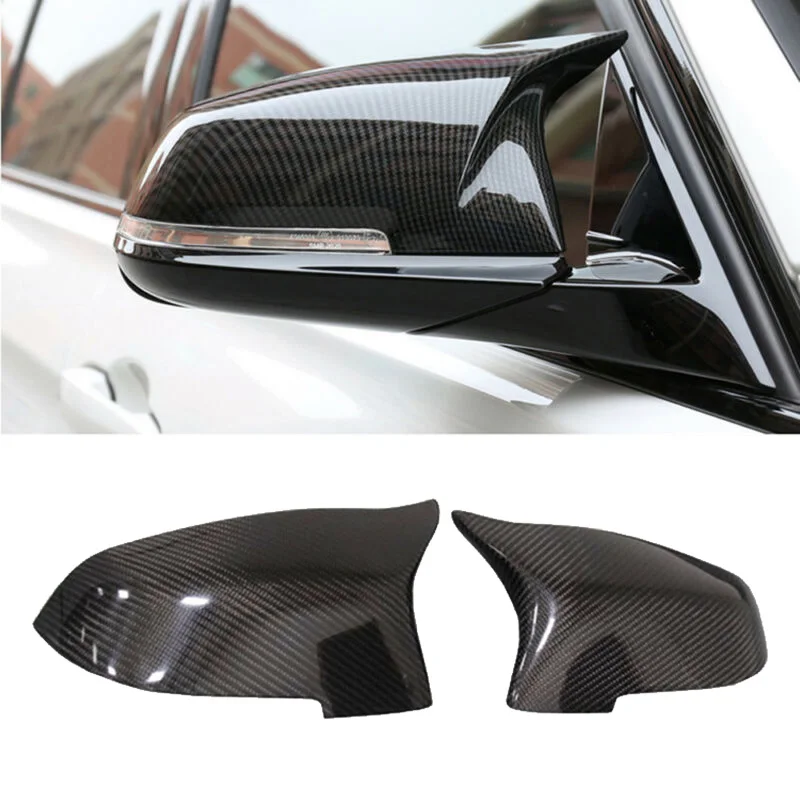 

2Pcs Car Side Rearview Mirror Cover For BMW F10 F11 LCI 2014-2016 F01 F06 F07 51167308683 51167308684 Car Styling Accessories