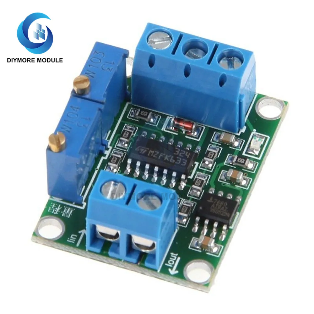 Current To Voltage Module 4-20mA to 2.5-24V Signal transmission Converter Circuit Board for Microcontroller Tests