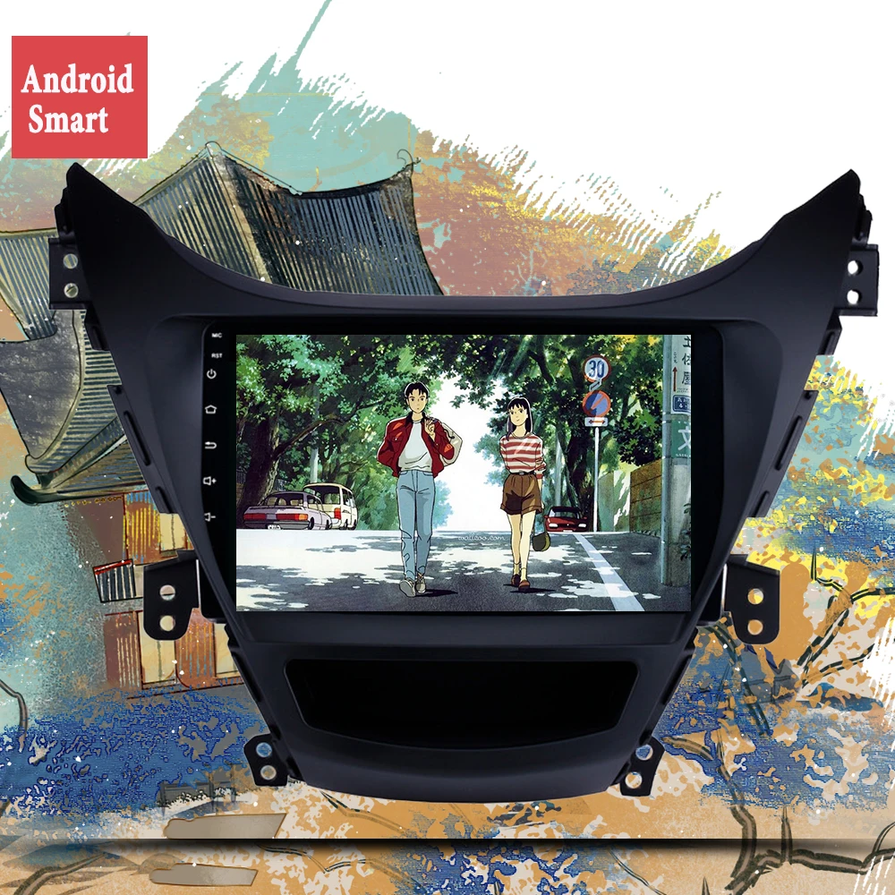 

8+256G 9" 2din Android 14.0 GO Car DVD Player for Hyundai Elantra 2011 2012 2013 Car Radio GPS Navigation Head unit IPS Player