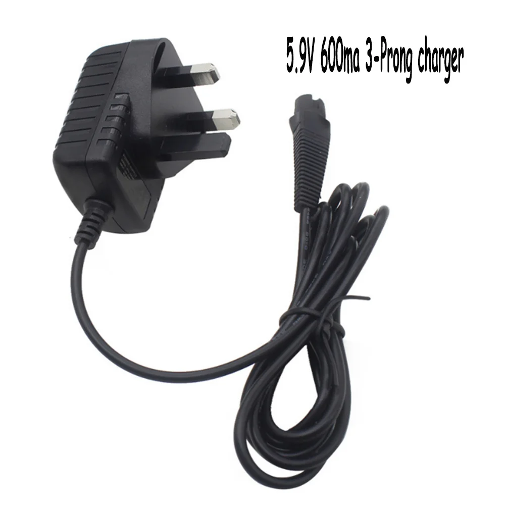 

5.9V 600ma 3-Prong charger shaver charger for Braun electric shaver BL-3 series 130 140 150 (series 1) 510 530 550 560 565