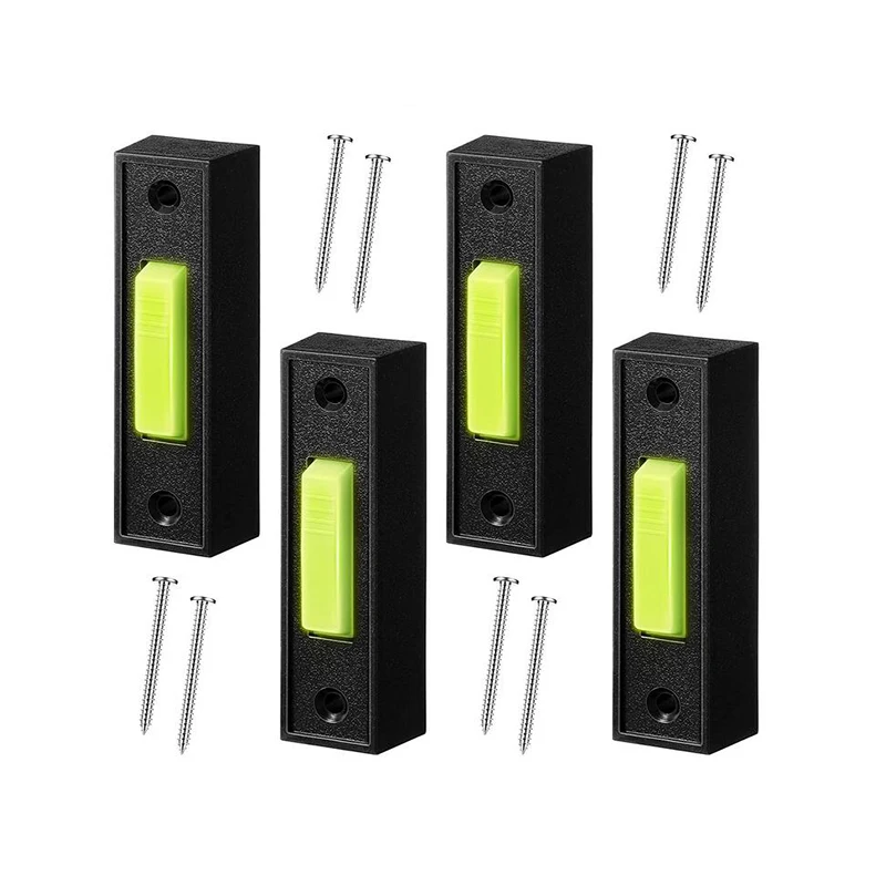 Universal Garagem Porta Abridor Switch, Wired iluminado Wall Mount, abridor de porta botão, 41A4166, 4 pcs