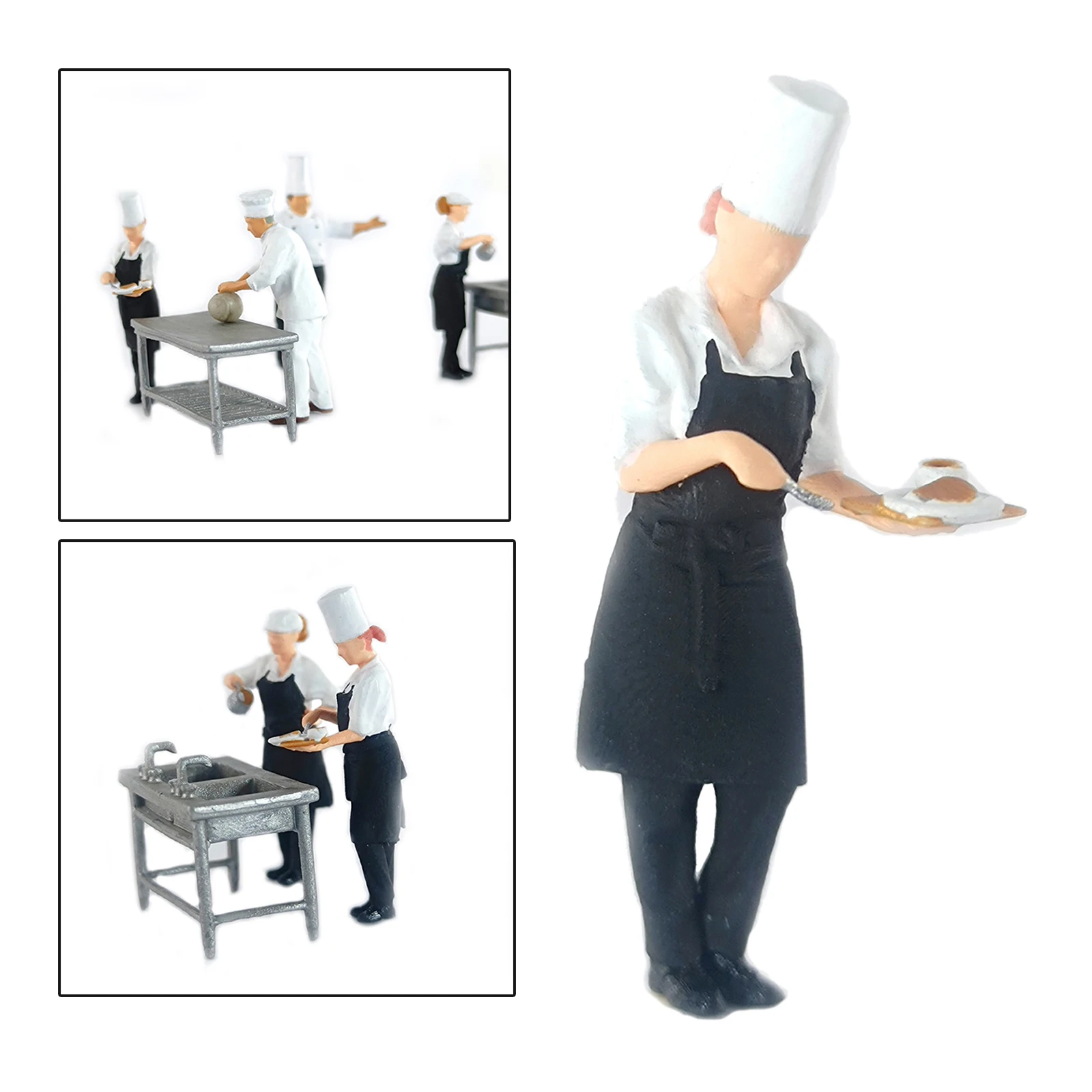 Modell Gebäude Szene 1:64 Skala Gemalten Figuren Chef Figuren Person für Modell Eisenbahn Züge