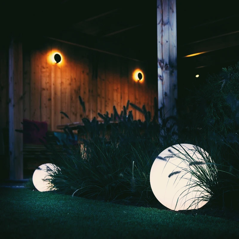 Waterproof Rechargeable LED Ball Light Outdoor Garden Decoration Pool Orbs Floating Sphere With Remote