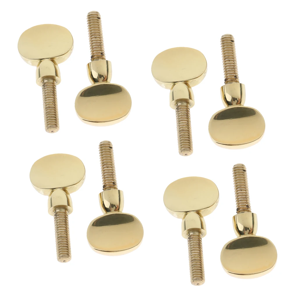 Pack of 8 Saxophone Sax Neck Receiver Tightening Screw Brass