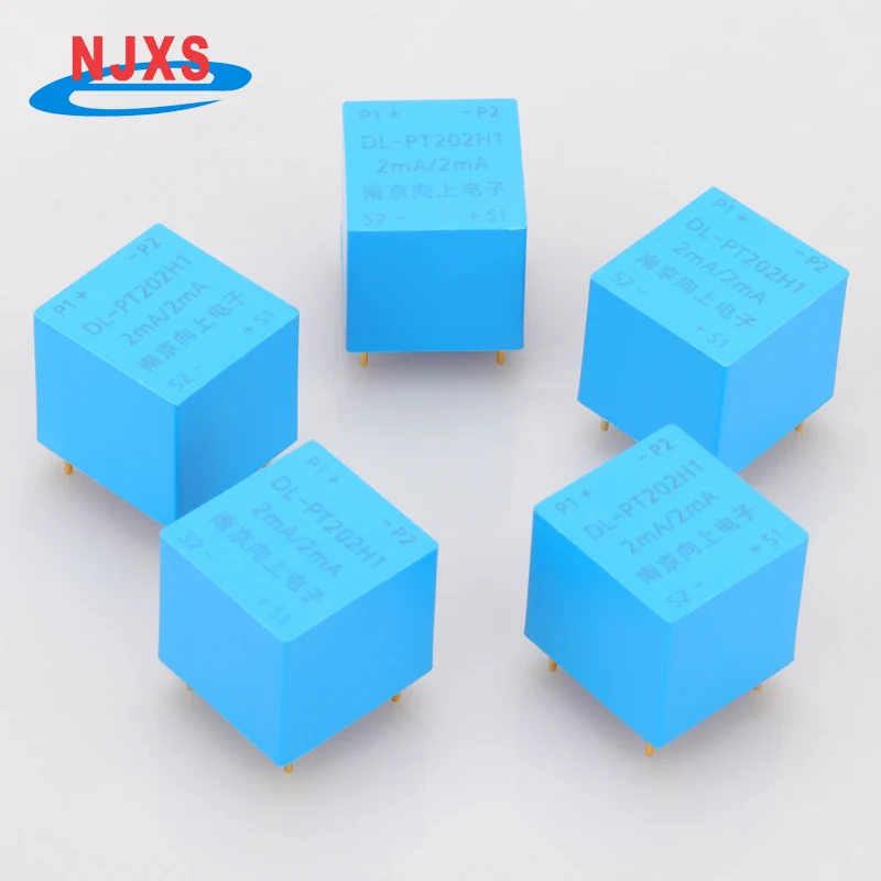 Micro voltage transformer high precision DL-PT202H1 2mA/2mA 110v 220v 380v to 4v small ac current transformer sensor pcb mount