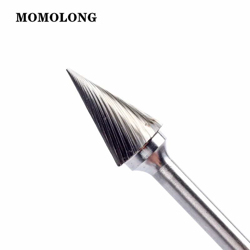 M Type Head Tungsten Carbide Rotary File Tool Drill Milling Carving Bits Point Burr Die Grinder Abrasive Tools