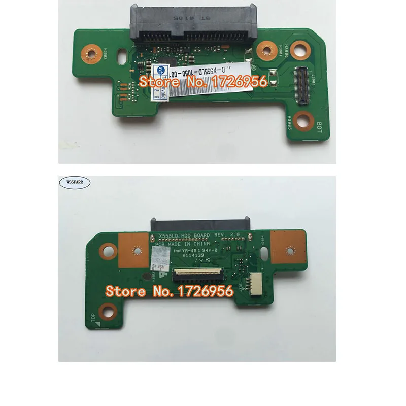 Original For ASUS X555L X555LD HDD hard drive BOARD X555LD HDD BOARD REV:2.0