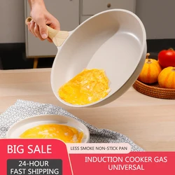 Wok Maifan Stone Frying Pan Nonstick Home Egg Breakfast Pot Induction Cooker Gas Stove Fried Steak Pancake Nonstick Cooking Pan