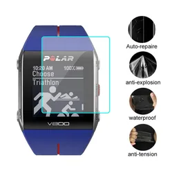 3pcs Anti-Scratch PET Clear Protective Film Guard For Polar V800 Watch Sport Smartwatch LCD Screen Protector Cover Protection