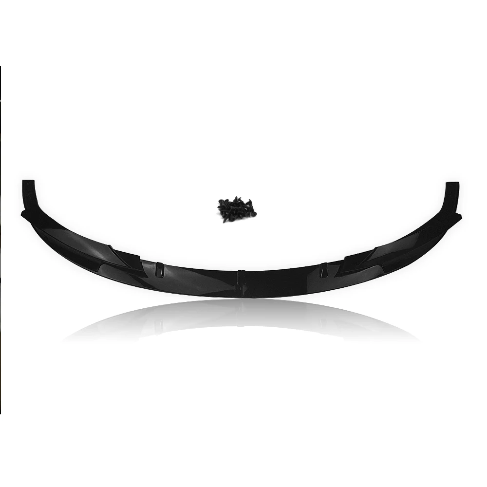 Front Bumper Spoiler Lip For BMW F30 F31 3 Series M Sport 2012-2018 330i 320i Gloss/Matte Black/Carbon Fiber Look Splitter Blade