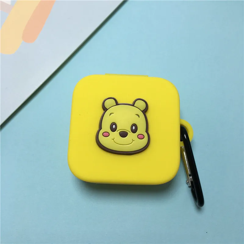 Custodia protettiva per auricolari in Silicone Cartoon Disney per Xiaomi Air 2 SE scatola per cuffie Bluetooth per Xiaomi auricolari Cover con gancio