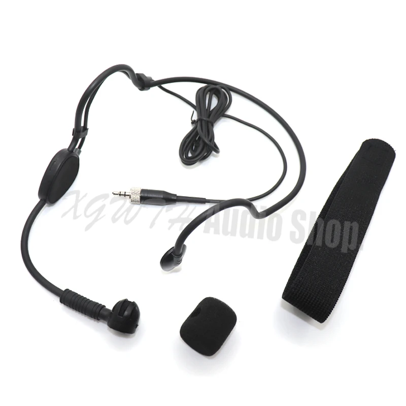 Headset Microphone Headworn Condenser Super Cardioid Mic for Sennheiser ME3 G2 G3 G4 Wireless Microphones System Body Pack 3.5mm