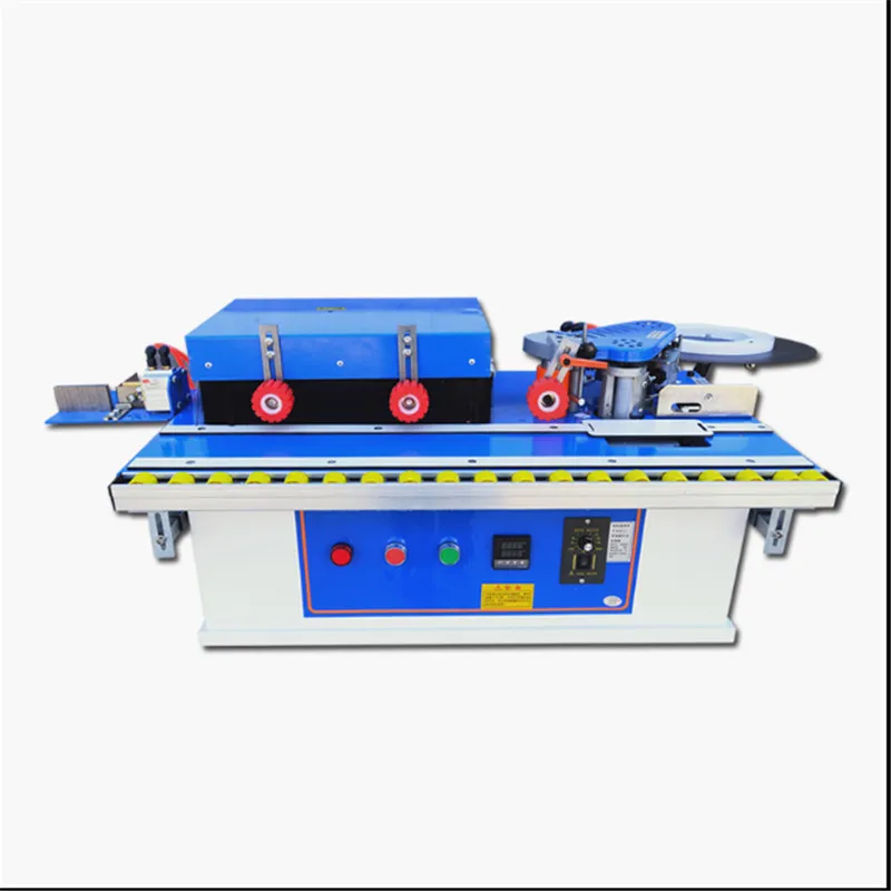 

Multi 42kg edge banding trimmer machine with gluing, trimming and end cutting with rotate function for straight,curve yc-01