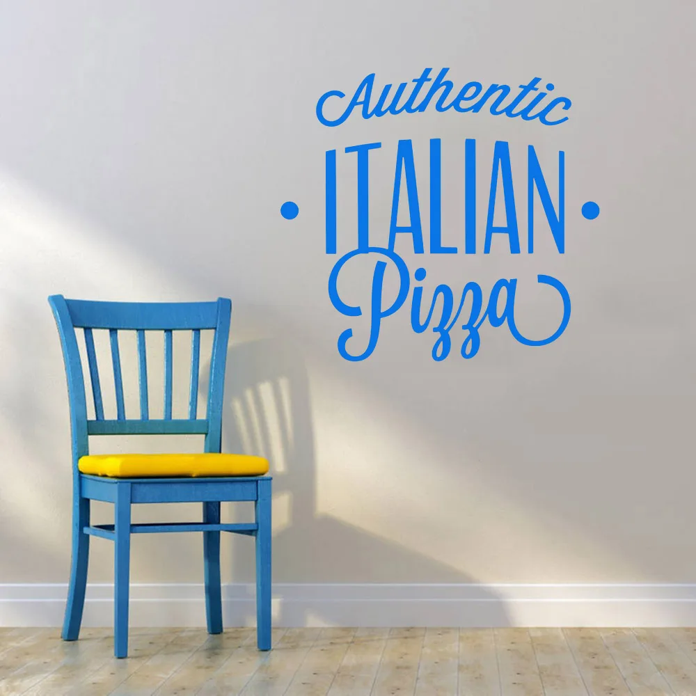 Pizza Shop Vinyl Decal Italian Restaurant Business Decal Sticker Nordic Home Interior Design Decoration Adhesive Wallpaper C181