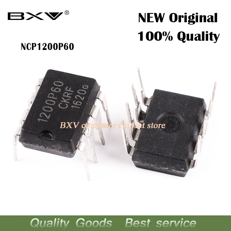 10PCS NCP1200P60 DIP-8 1200P60 DIP8 NCP1200P60G DIP new and original ic