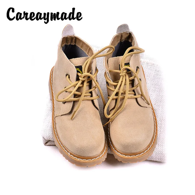 Careaymade-New style Genuine leather shoes,Pure handmade flats shoes,The retro art mori girl shoes, Fashion retro boots ,6 color