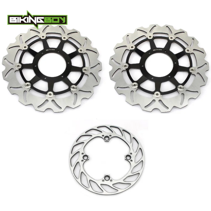 BIKINGBOY Front Rear Brake Discs Disks Rotors For CBR900RR Fireblade 00 01 02 03 RR1 RR2 CBR929RR 2000 2001 CBR954RR 2002 2003