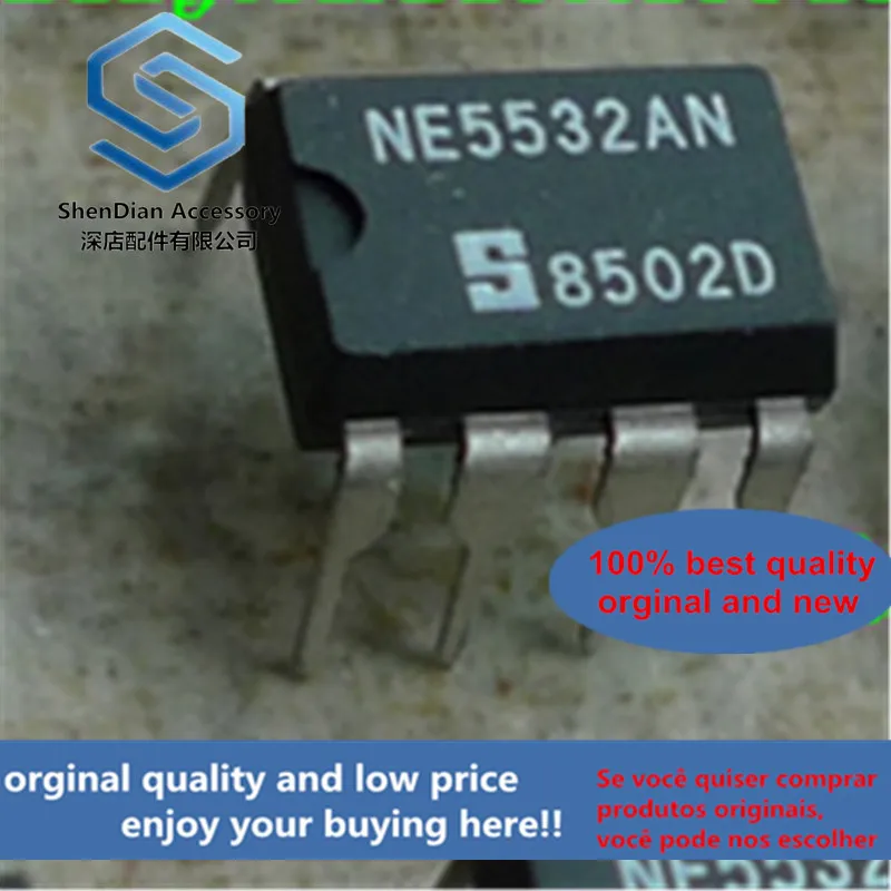 

1pcs only orginal new Early new inventory White version 85 year big S 5532 NE5532AN dual op amp