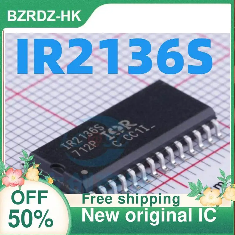 جديد وأصلي IC ، IR2136 ، IR2136S ، IR2136STRPBF ، 10 قطعة