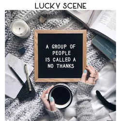 DIY Handmade Felt Letter Message Board Solid Wood Frame Creative Puzzle Letters Baby Shower Wedding Party Sign Home Decor S01066