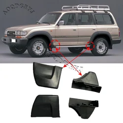 For Toyota Land Cruiser LC80 1991-1997 Nerf Bars Running Boards Front Rear Ends Cover Protection Cap Plastic 4PCS