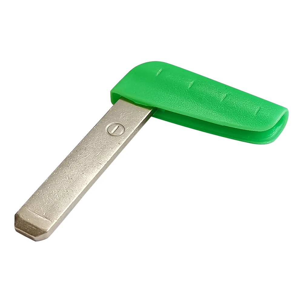 XNRKEY Emergency Insert Key Blade for Renault Megane Koleos Smart Card Green Key Blank