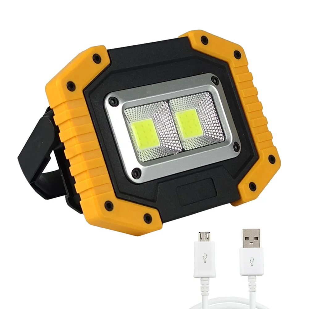 30W LED COB Work Light Portable Spotlight USB Rechargeable Camp Emergency Lamp Work Light Flashlight Outdoor Inspection Light