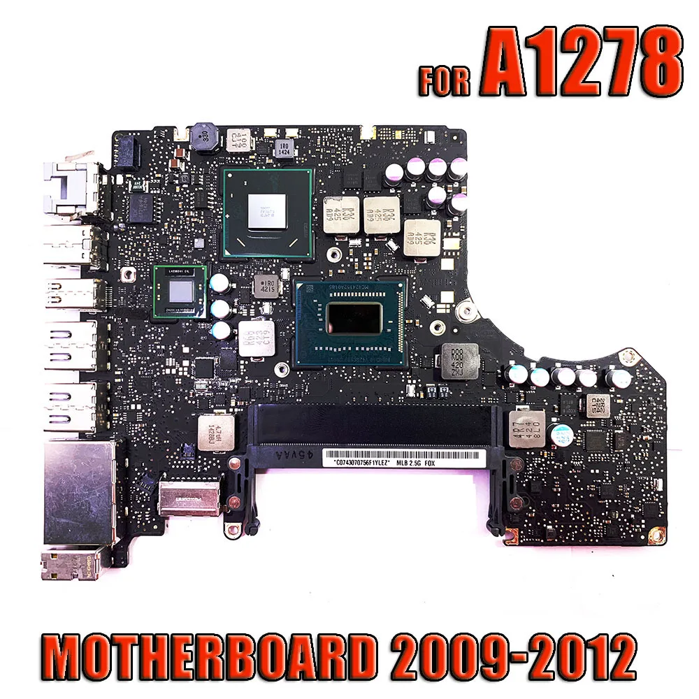 

Материнская плата A1278 для MacBook Pro 13 "A1278, логическая плата с I5 2,5 ГГц/I7 2,9 ГГц 820-3115-B 2008 2009 2010 2011 2012 MD101 MD102