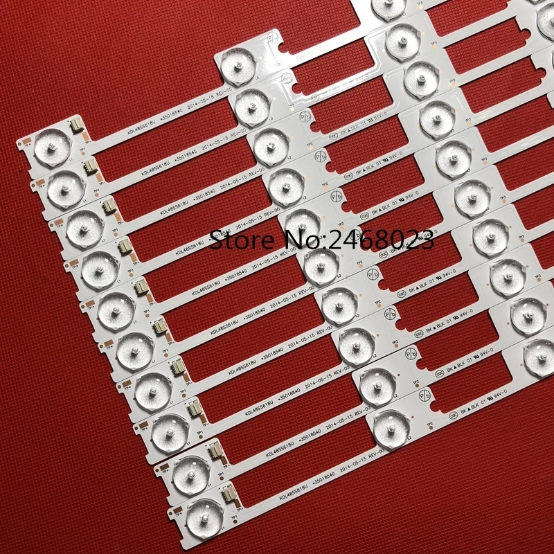 LED Backlight Strip for KDL48JT618A KDL48SS518U KDL48SS618U 48F10M4 48L2400 PH48S61 DI4844 Dl4845 35018539 35018540 35018541