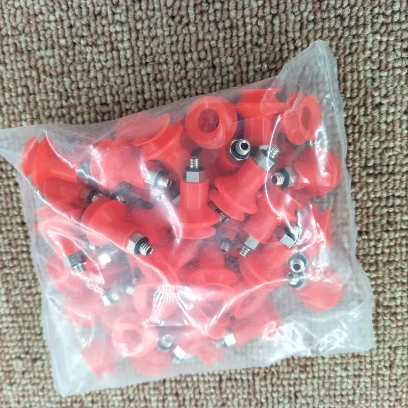 10pcs PIAB Style B15-2 VB15-2 B15-2-A5 1.5-Fold Bellows Vacuum Suction Cup Rubber Sucker for Packaging & Industrial Handling