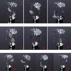 Fairy Tale Rotary Spinning Tealight Candle Metal Tea Light Holder Carousel Romantic Rotation Candlestick Home Decor Art Gift