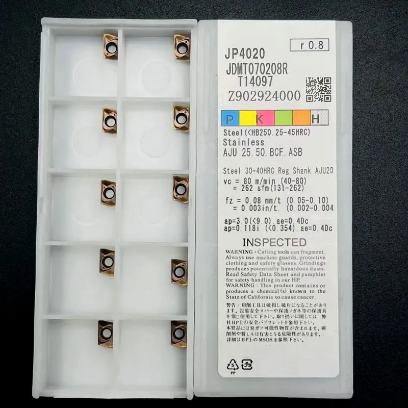 JDMT070204 JDMT070208 tornio CNC fresa inserti in metallo duro macchine utensili CNC in grado di elaborare acciaio inossidabile di alta qualità