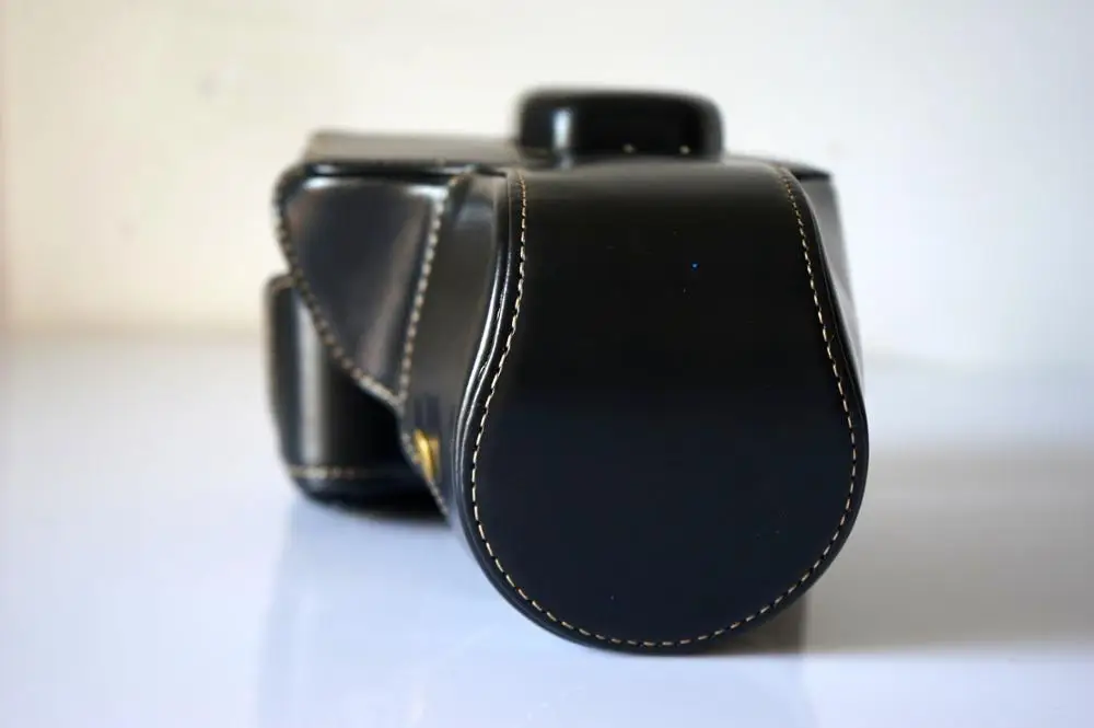 Nova bolsa de couro da câmera do plutônio para fujifilm xt2 X-T3 fuji xt3 X-T2 18-55mm lente câmera vídeo capa completa