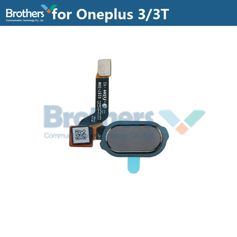 for Oneplus 3 3T Fingerprint Flex Cable 1+3 A3000 for Oneplus 3T Home Button Sensor Scanner Flex Cable Phone Replacement Tested