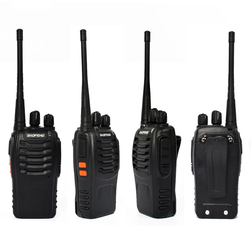 2Pcs Hf Portable Sets Cb Radio Walkie Talkie Pair For Police Equipment Scanner Bao Feng baofeng Bf 888s Walky Talky Professional