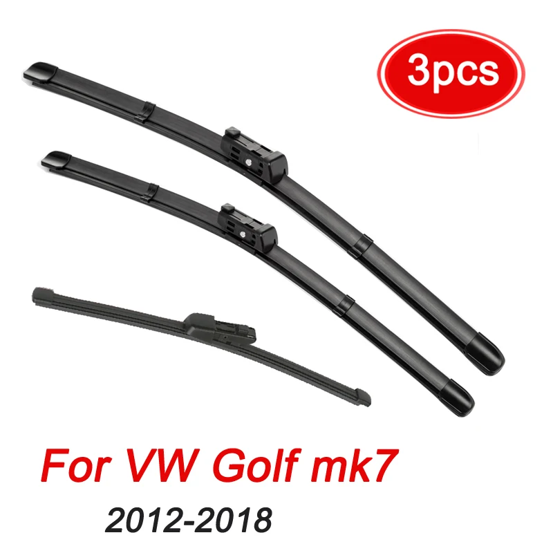 Wiper LHD Front Wiper Blades For VW Golf MK 7 2012- 2018 2017 2016Windshield Windscreen Window Brushes26\