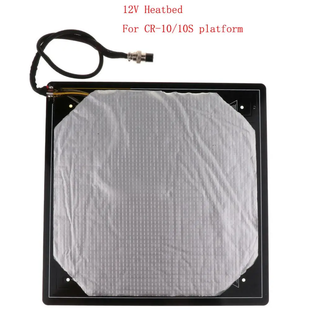 CR-10 Hot bed Aluminium MK3 HeatBed 12V Heatbed Platform 310*310*3mm for CR-10S heated bed 3D Printer Accessories