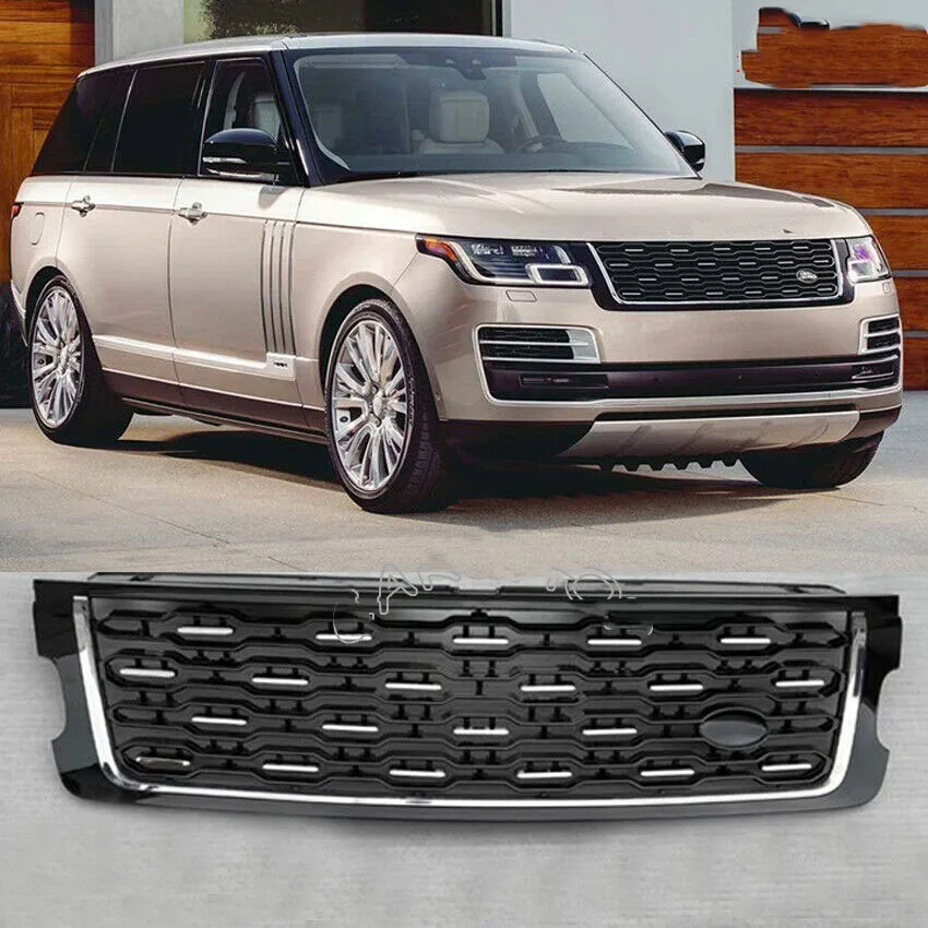 SVA Style Black Front Grille Mesh For Land Rover Range Rover Autobiography Vogue L405 2018 2019 2020 2021