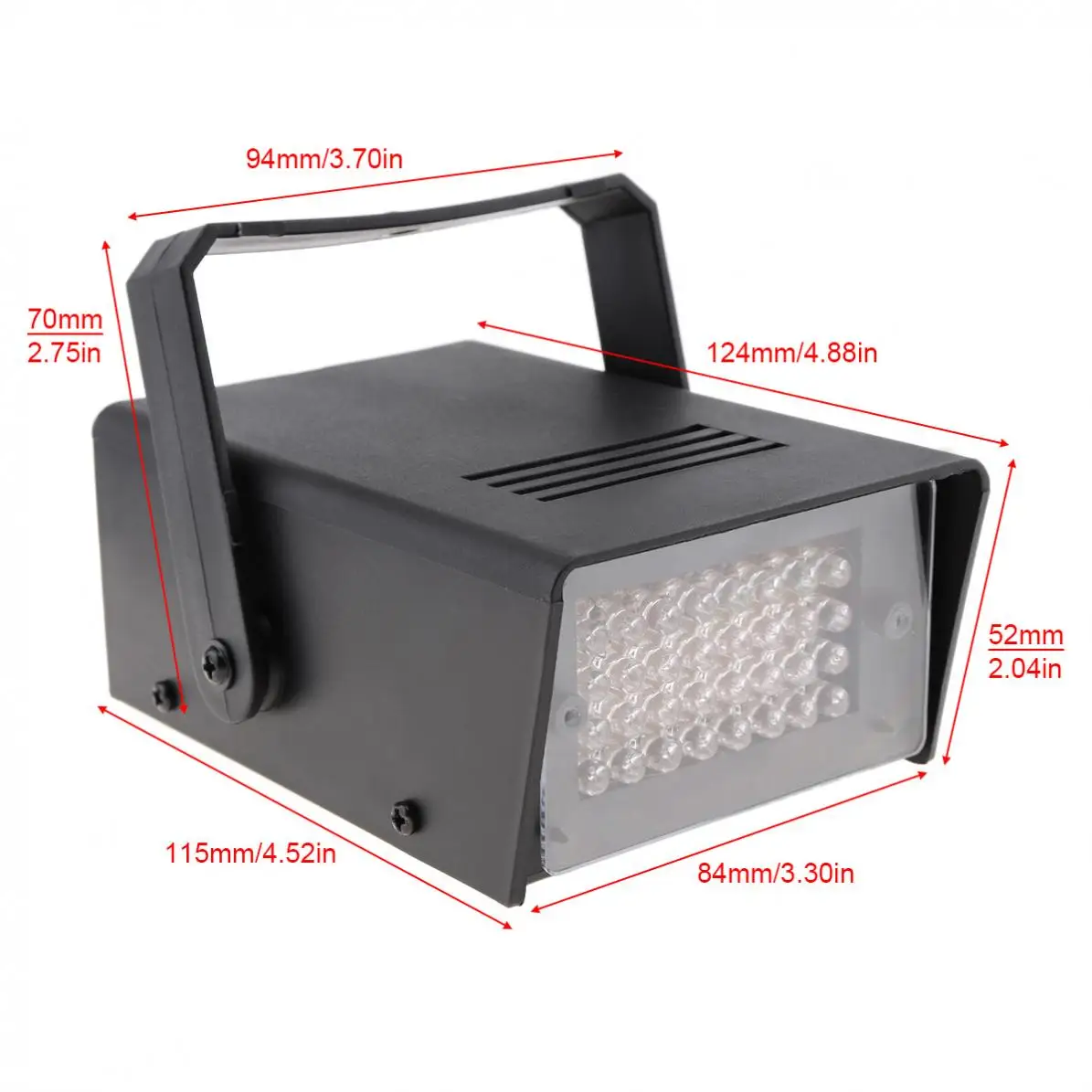 32 LEDs Mini Strobe Light Voice Control Stage Effect Light for Small Party / Bar / Family Gathering / KTV DJ Light