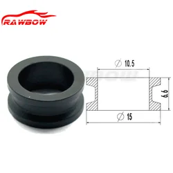 100 PCS Size 15*10.5*6.6mm INP772 Fuel Injector Upper Kit Rubber Seal 22010 For Mazda Mitsubish Suzuki Carry
