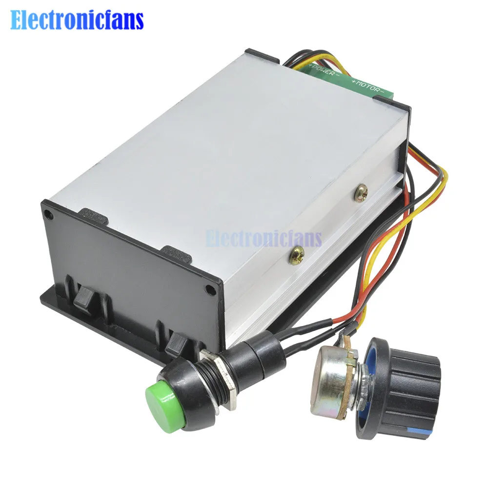 30A PWM-Motorgeschwindigkeitsregler 6V 12V 24V 48V DC LED-Digitalanzeige 0-100% Einstellbarer Spannungsregler mit Potentiometer-Schalter – Detail 10