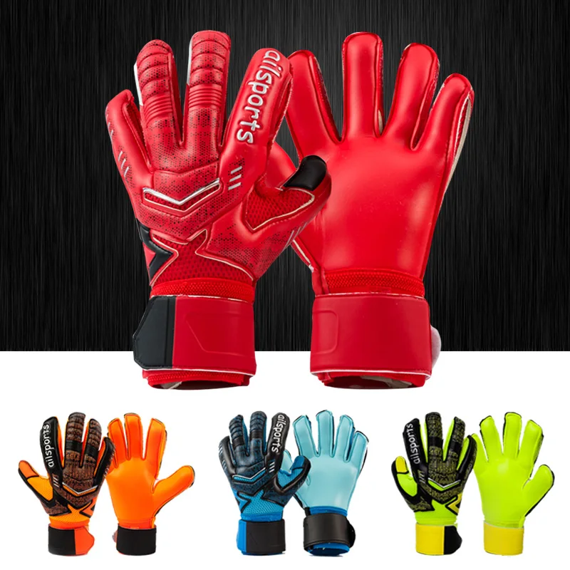 Kids Men Professional Soccer Goalkeeper Gloves 4mm Latex With Finger Protection Children Adults Football Goalie Gloves Protector